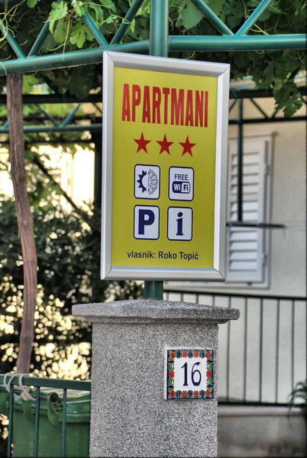 Apartmani Roko Baška Voda Exterior foto